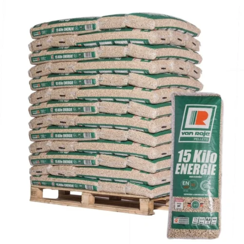 Pellet Van Roje – Pallet con 65 sacchi