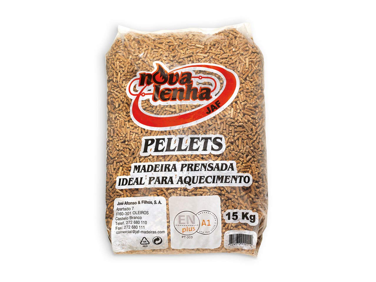 PELLET NOVA LENHA – 77 sacchi da 15 kg
